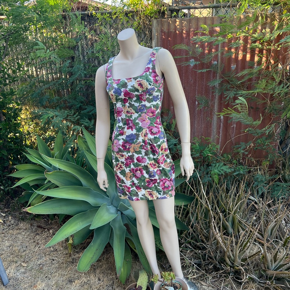 Paris Blues Multicolor Floral Mini Dress - Picture 7 of 15